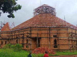 Kirchenneubau, Murro, Uganda
