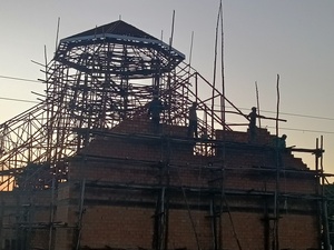 Kirchenneubau, Murro, Uganda