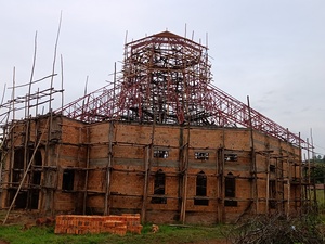 Kirchenneubau, Murro, Uganda
