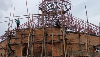 Kirchenneubau, Murro, Uganda