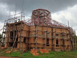 Kirchenneubau, Murro, Uganda