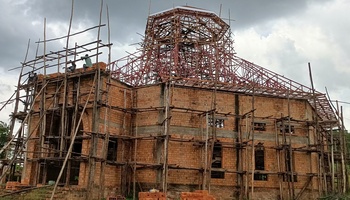 Kirchenneubau, Murro, Uganda