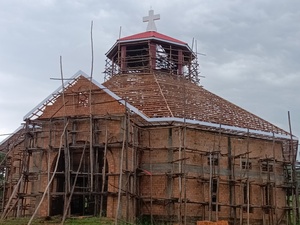 Kirchenneubau, Murro, Uganda