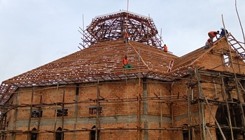 Kirchenneubau, Murro, Uganda