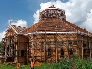Kirchenneubau, Murro, Uganda