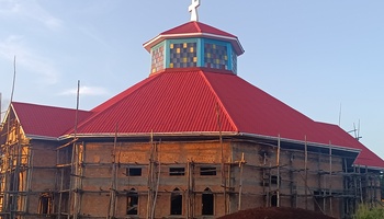 Kirchenneubau, Murro, Uganda